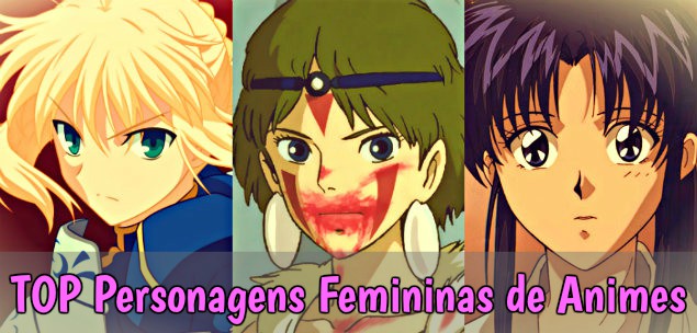 5 MELHORES PERSONAGENS FEMININAS DOS ANIMES! 