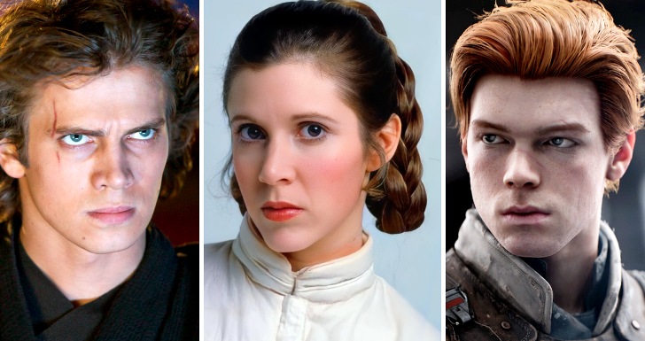 Série de fotos mostra o “antes” e “depois” de nossos personagens favoritos  de Star Wars